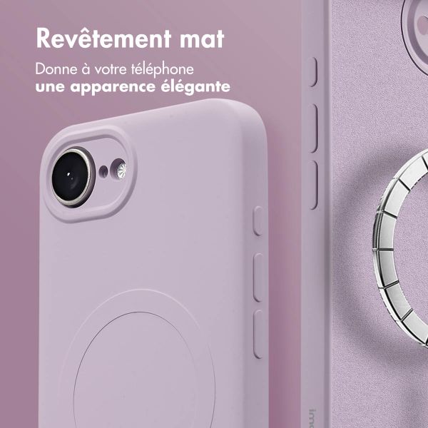 imoshion Coque Couleur avec MagSafe iPhone 16e - Violet