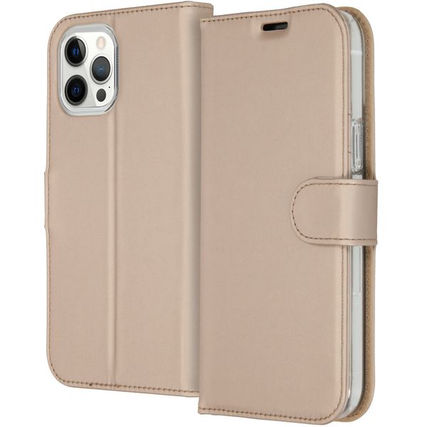 Accezz Étui de téléphone Wallet iPhone 12 Pro Max - Dorée