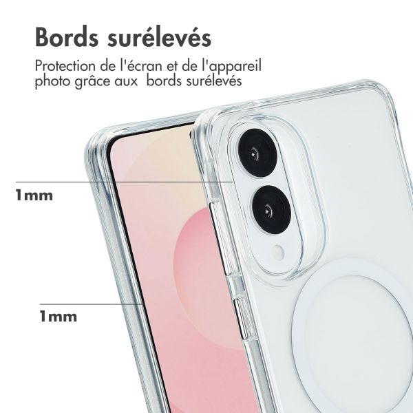 imoshion Coque Rugged Air MagSafe Samsung Galaxy S25 Edge - Transparent