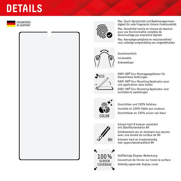 Displex Protection d'écran en verre trempé ProTouch Eco Samsung Galaxy S23 Ultra