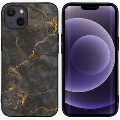 imoshion Coque Design Apple iPhone 13 - Black Marble