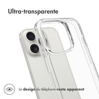 Accezz Coque Xtreme Impact Apple iPhone 16 Pro - Transparent