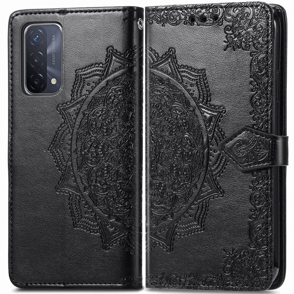 imoshion Etui de téléphone Mandala Oppo A74 (5G) / A54 (5G) - Noir