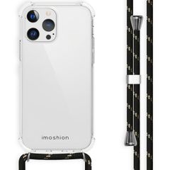 imoshion Coque avec dragonne Apple iPhone 13 Pro - Noir & Doré