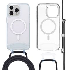 imoshion Coque MagSafe avec cordon amovible Apple iPhone 15 Pro Max - Transparent