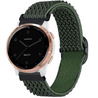 imoshion Bracelet en nylon élastique  - Connexion universelle 18 mm - Vert foncé