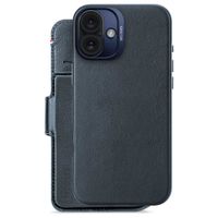 Decoded Portefeuille détachable 2 en 1 en cuir MagSafe Apple iPhone 16 Plus - Navy
