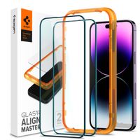 Spigen Protection d'écran en verre trempé GLAStR Fit 2 Paquets + Applicator Apple iPhone 14 Pro