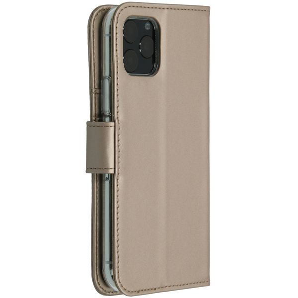 Accezz Étui de télephone Wallet Apple iPhone 11 Pro - Doré