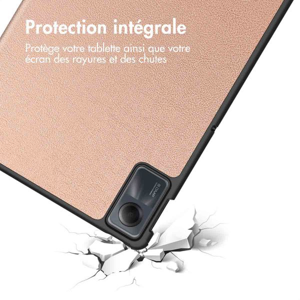 imoshion Coque tablette Trifold Xiaomi Redmi Pad SE - Rose Dorée