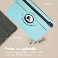 imoshion Coque tablette rotatif à 360° iPad Pro 11 (2024) M4 - Bleu clair