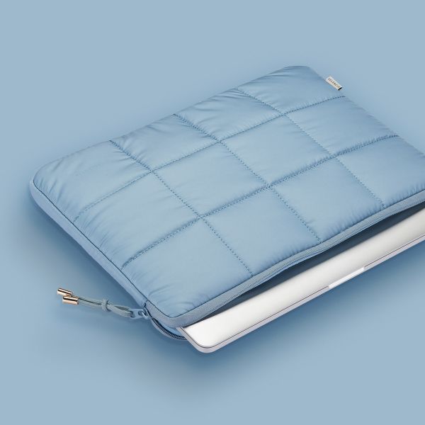 Selencia Pochette ordinateur Puffy 13-14 pouces - Slate Blue