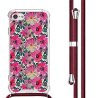 imoshion Coque Design avec cordon iPhone SE (2022 / 2020) / 8 / 7 - Flower Water