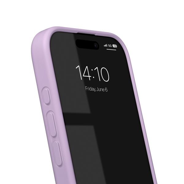 iDeal of Sweden Coque en silicone avec MagSafe Apple iPhone 17 - Lavender Milk