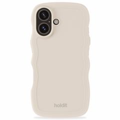 Holdit Coque Wavy Apple iPhone 16 Plus - Light Beige