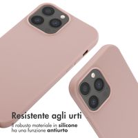 imoshion Coque en silicone avec cordon Apple iPhone 13 Pro Max - Sand Pink