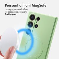 imoshion Coque Couleur avec MagSafe Samsung Galaxy S24 Ultra - Vert