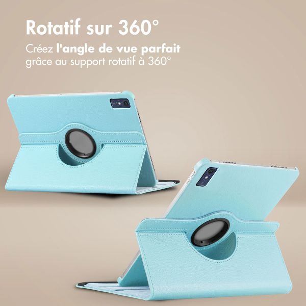 imoshion Coque tablette rotatif à 360° Lenovo Tab M10 5G - Bleu clair