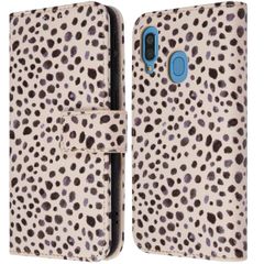 imoshion Étui de télephone portefeuille Design Samsung Galaxy A40 - Black And White Dots