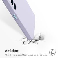 Accezz Coque Liquid Silicone Samsung Galaxy A16 - Violet