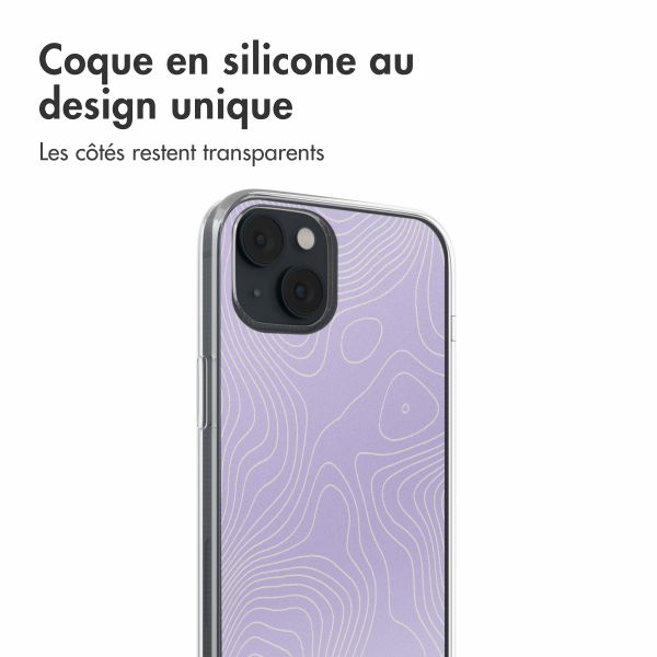 imoshion Coque Design iPhone 14 - Topo Lilac