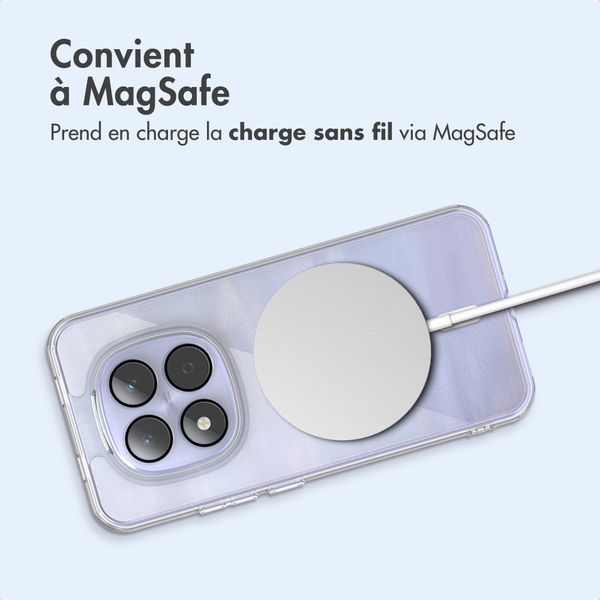 imoshion Coque arrière de protection avec MagSafe Xiaomi Redmi Note 15 Pro (4G) - Transparent