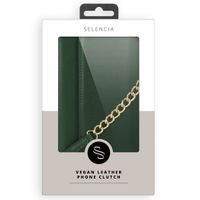 Selencia Pochette amovible en cuir végétalien Eny iPhone 11 - Vert