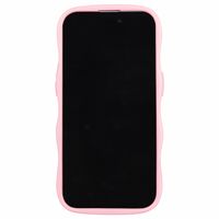 Holdit Coque Wavy Apple iPhone 14 Pro Max - Transparent / Pink