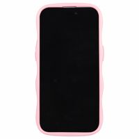 Holdit Coque Wavy iPhone 14 Pro Max - Pink / Transparent