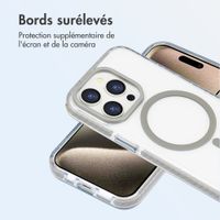 imoshion Coque Combat MagSafe Apple iPhone 15 Pro - Gris