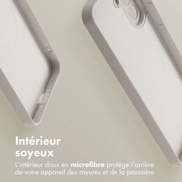 imoshion Coque Couleur avec MagSafe Samsung Galaxy A37 (5G) - Beige