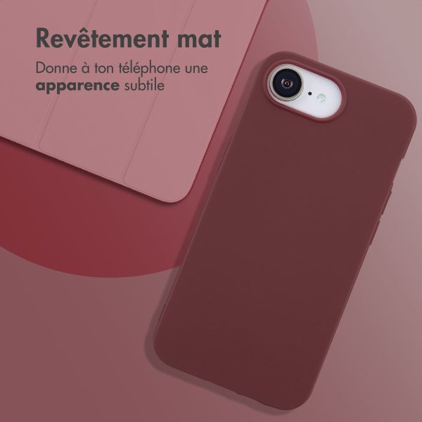 imoshion Coque Couleur Apple iPhone 16e - Wine Red
