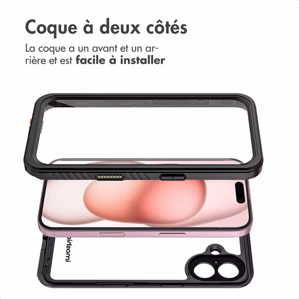 imoshion Étui étanche 360 Apple iPhone 16 - Noir