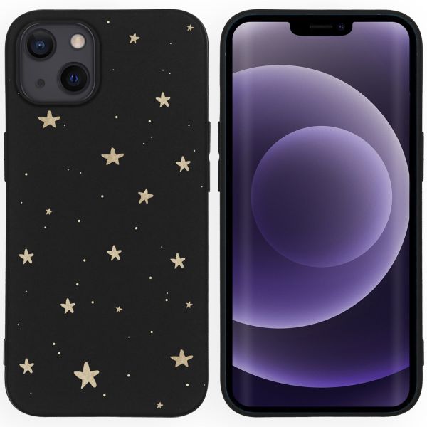 imoshion Coque Design Apple iPhone 13 - Etoiles / Noir