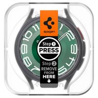 Spigen Protection d'écran EZ FIT Glas.tR avec applicateur Samsung Galaxy Watch 6 Classic - 47 mm - Transparent