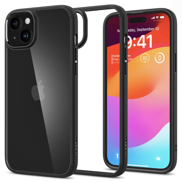 Spigen Coque Ultra Hybrid iPhone 15 - Matte Black