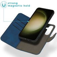 imoshion Etui de télephone luxe 2-en-1 amovible Samsung Galaxy S24 - Bleu