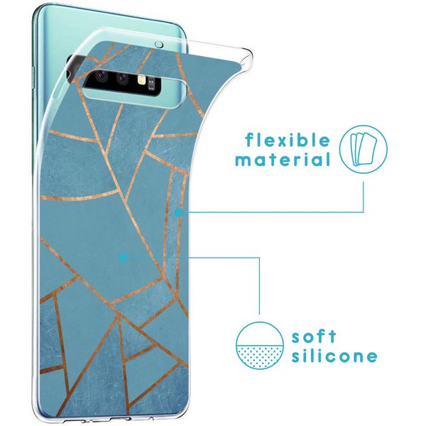 imoshion Coque Design Samsung Galaxy S10 - Blue Graphic