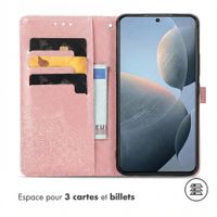 imoshion Etui de télephone Mandala Xiaomi Poco X6 Pro - Rose Doré