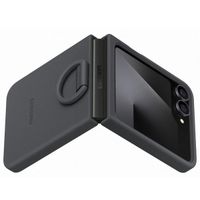 Samsung Original Coque en silicone Ring Samsung Galaxy Z Flip 6 / Flip 7 FE - Black