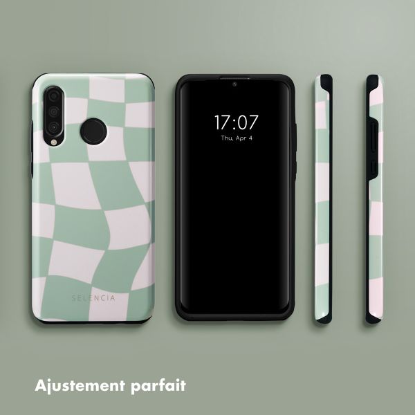 Selencia Coque arrière Vivid Huawei P30 Lite - Groovy Sage Green