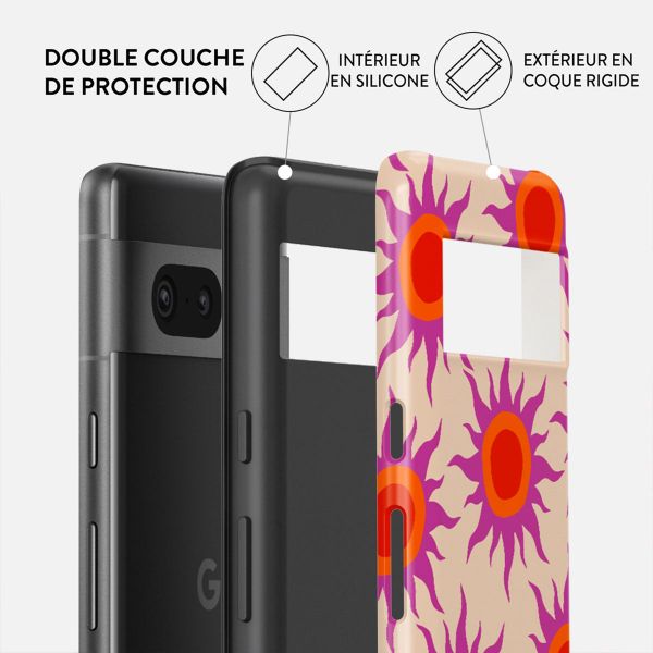 Burga Coque arrière Tough Google Pixel 7 - Sunset Glow