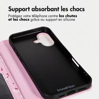 imoshion Étui de télephone portefeuille Design Apple iPhone 17 - Blush Berries