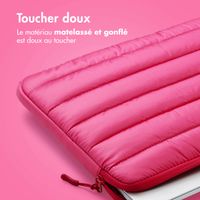 imoshion Pochette ordinateur Puffer 13-14 pouces - Hot Pink