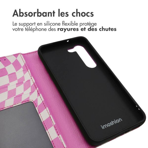 imoshion Étui de télephone portefeuille Design Samsung Galaxy S23 - Retro Pink