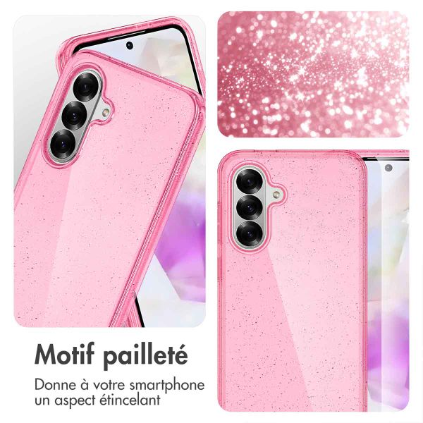 imoshion Coque Pailletée Samsung Galaxy A36 - Paillettes Rose