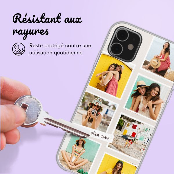 Coque personnalisée avec pellicule N°3 iPhone 11 - Transparent