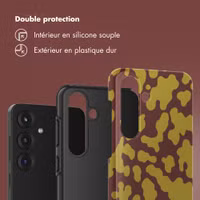 Selencia Coque arrière Vivid Samsung Galaxy S25 - Moo'd Olive Dust