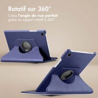 imoshion Coque tablette rotatif à 360° Samsung Galaxy Tab A8 - Bleu foncé
