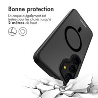 Accezz Coque Givrée Robuste avec MagSafe Samsung Galaxy S24 Plus - Noir